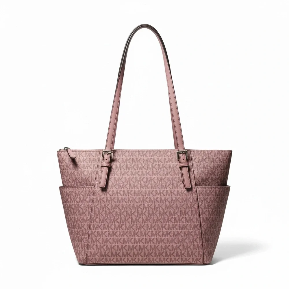 Michael Kors Pink monogram Jet Set Tote - Picture 3 of 9